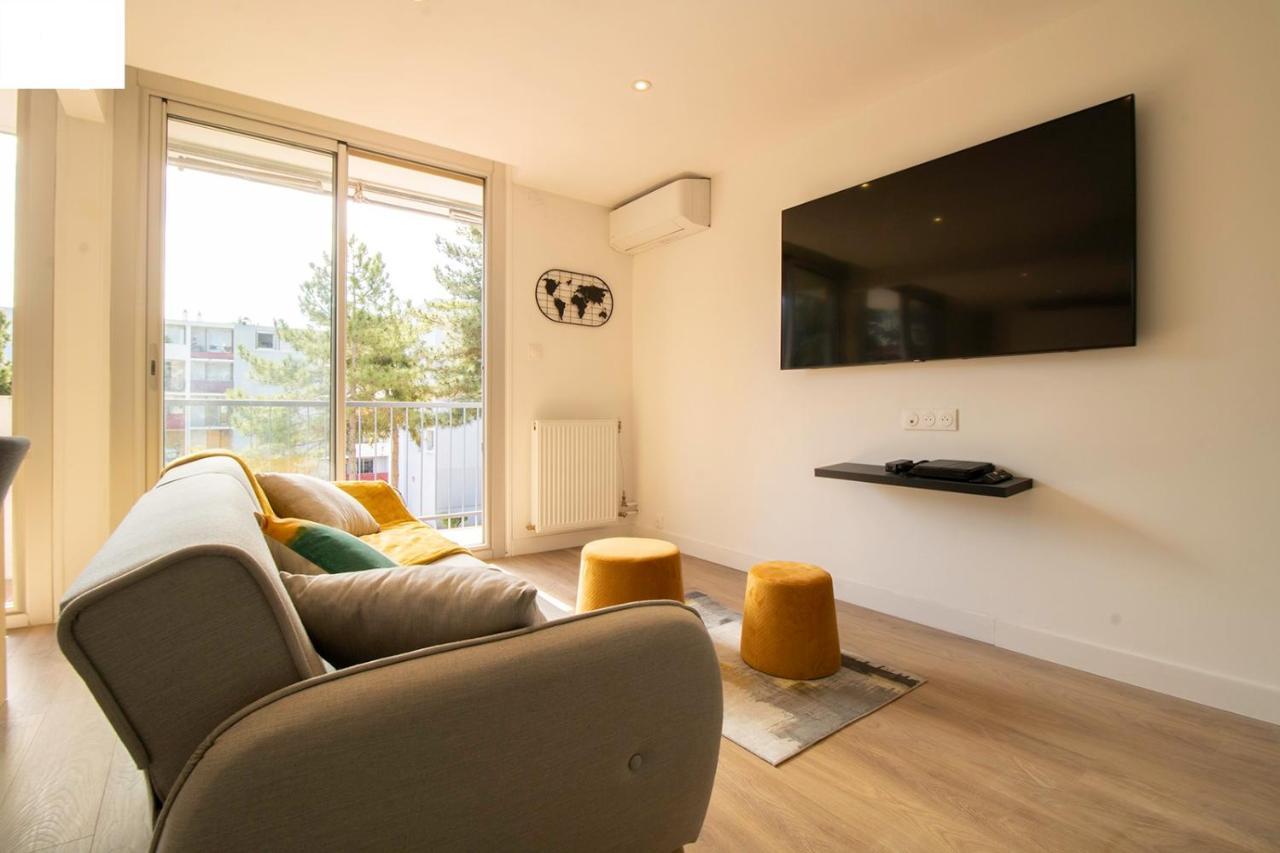 005- Appartement 6 Chambres, Tramway, Parking,Clim Montpellier Ngoại thất bức ảnh