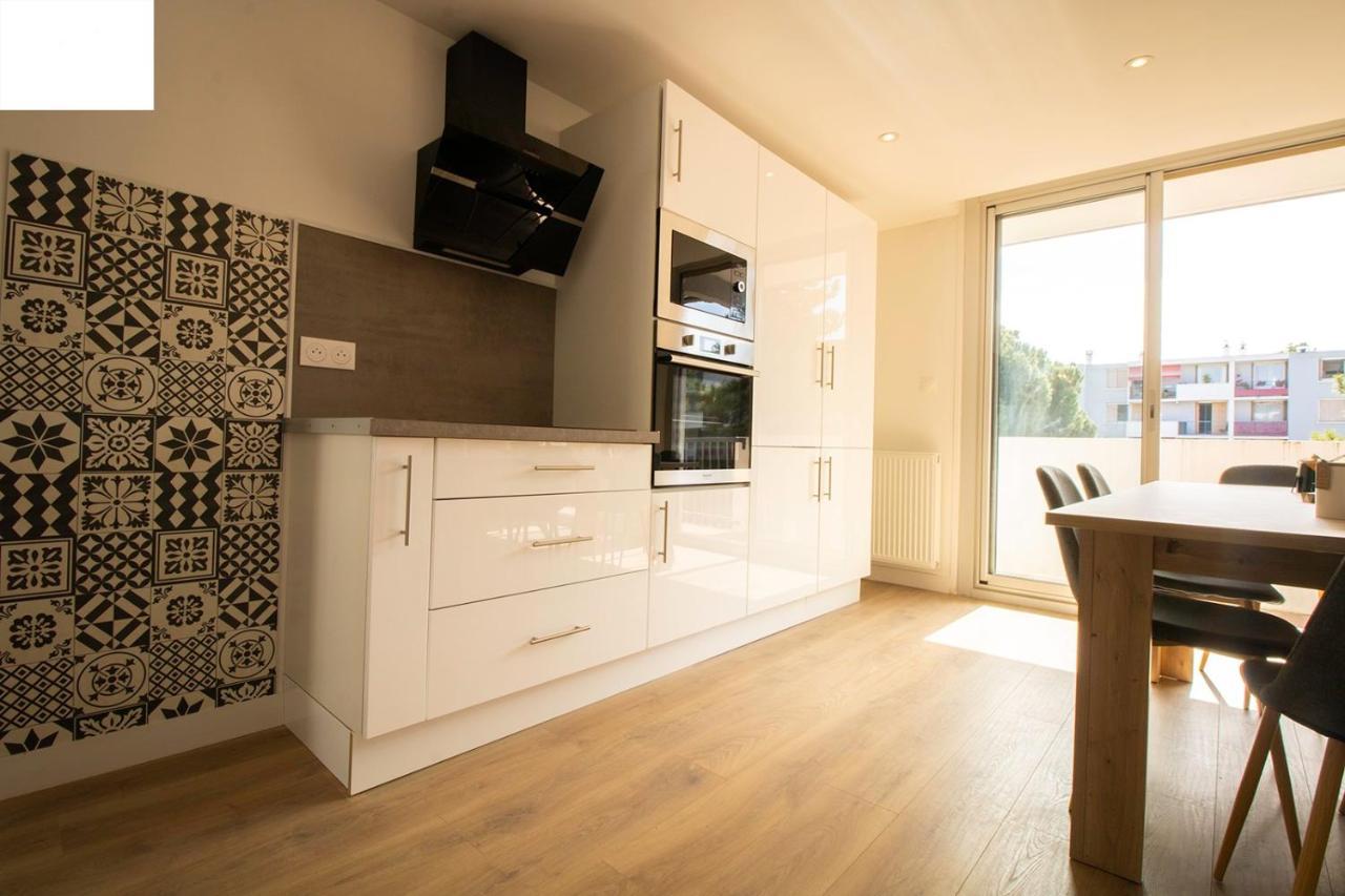 005- Appartement 6 Chambres, Tramway, Parking,Clim Montpellier Ngoại thất bức ảnh